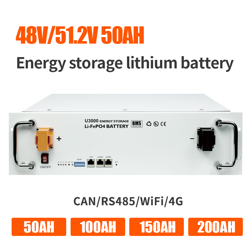 2.4kwh Enerji Depolama Pil Lityum Demir Fosfat 50Ah 48V